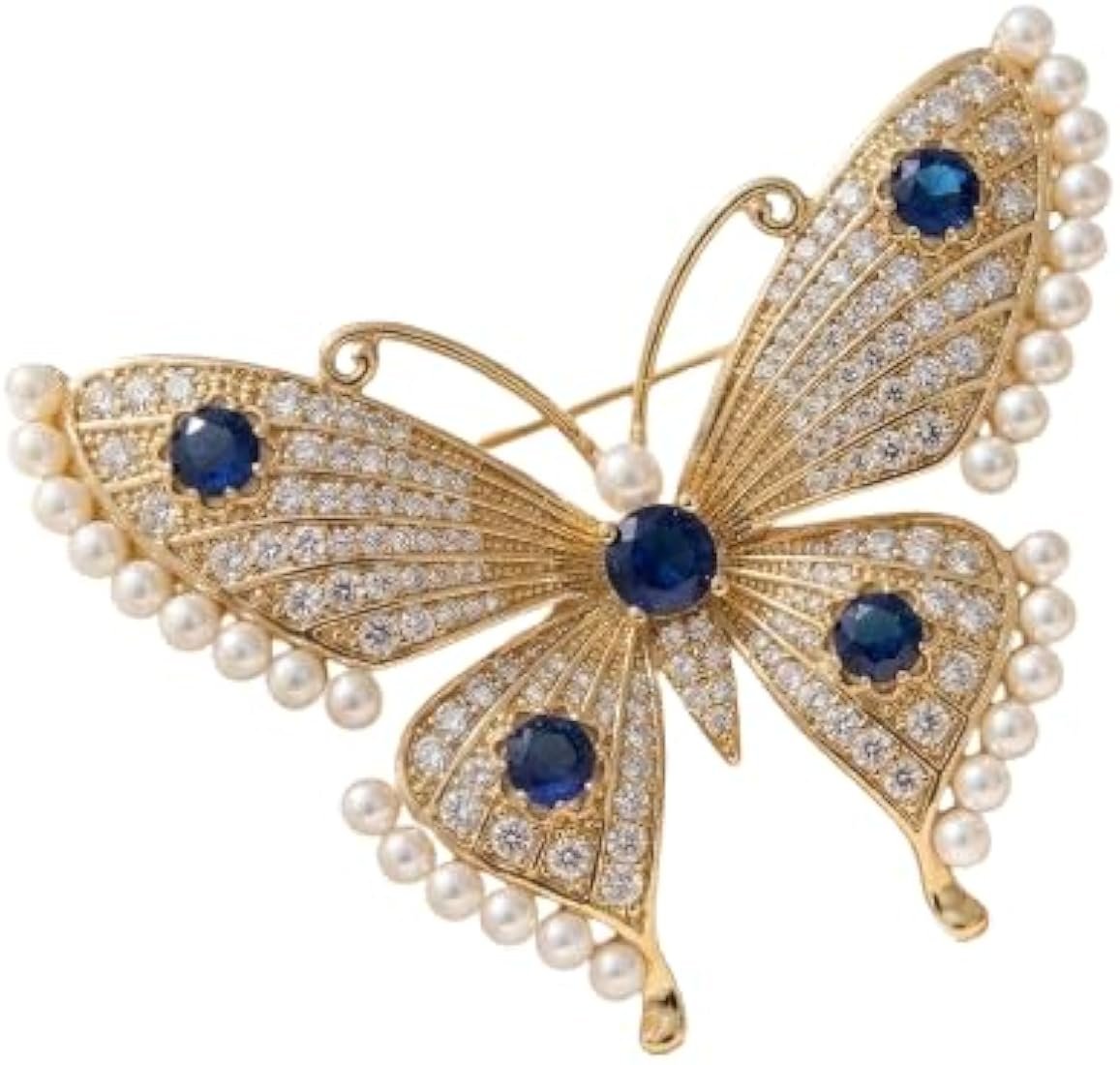 Butterfly Diamond Broach